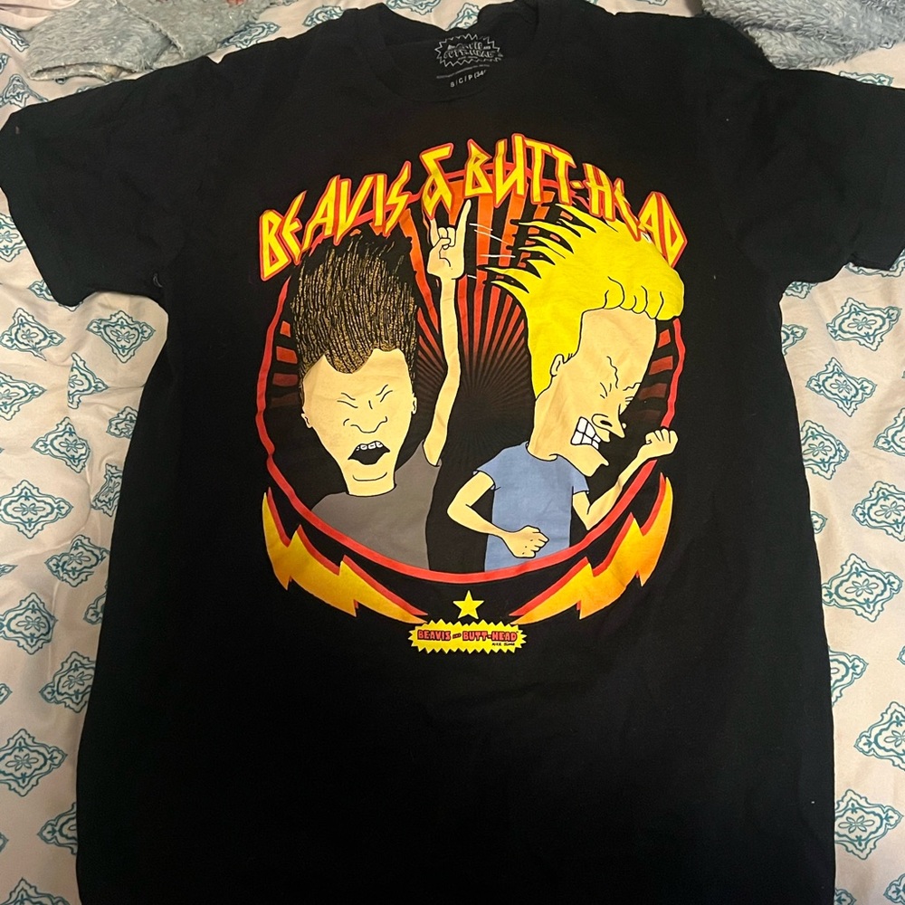 Beavis and butthead graphic tee